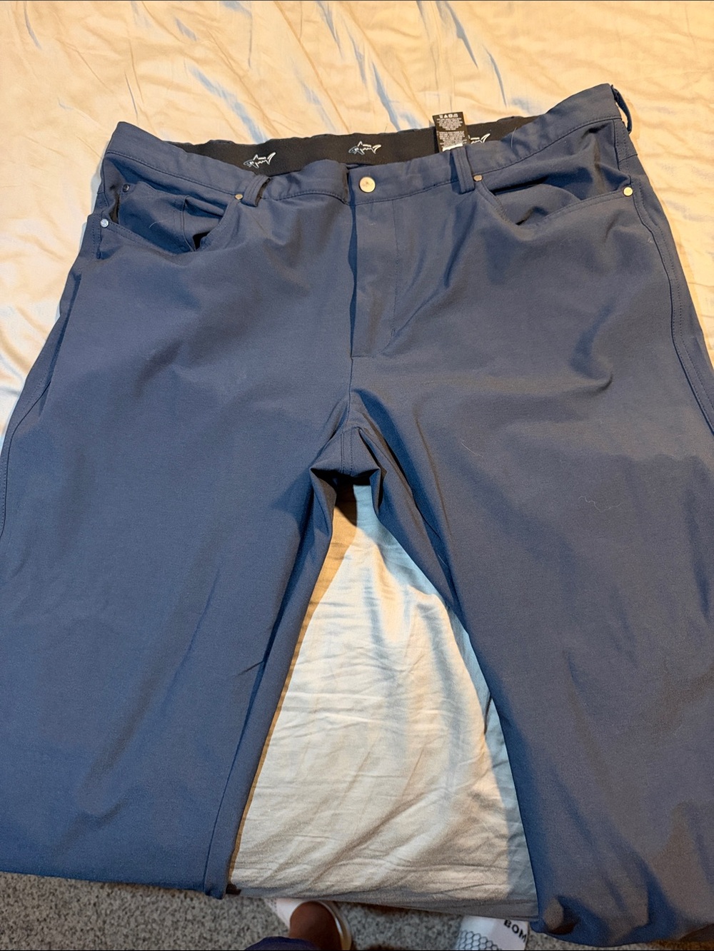 Greg Norman Collection Men's Dark Navy Chinos